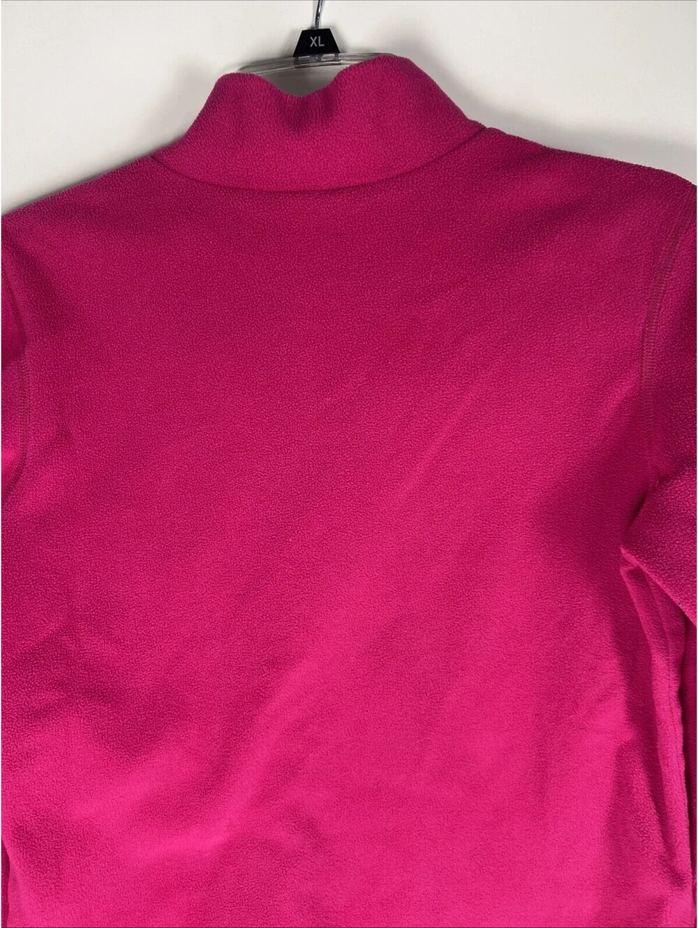Northface Girls/Youth Pink Fleece 3/4 Zip Pullover Jacket Size Large 14-16